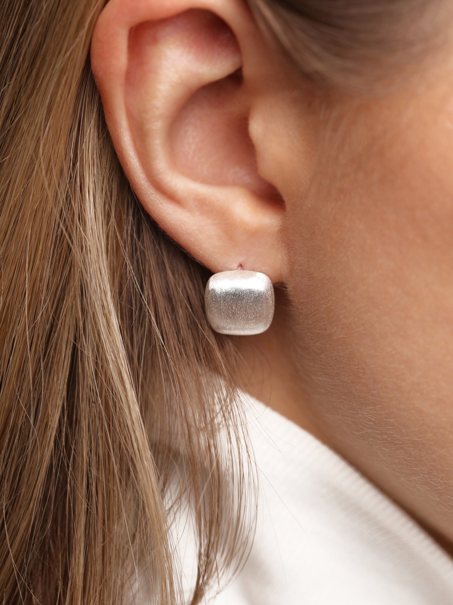 925 Sterling Silver, earrings silver